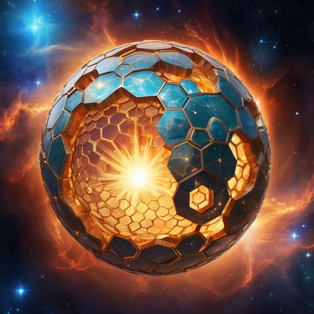 ethereal fantasy concept art of a bright star wit…
