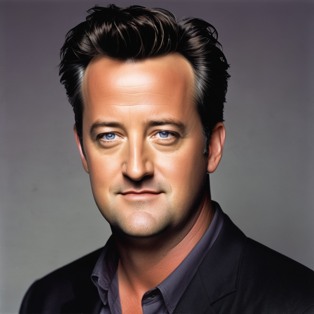 Matthew Perry Chandler Bing on the TV show Friends