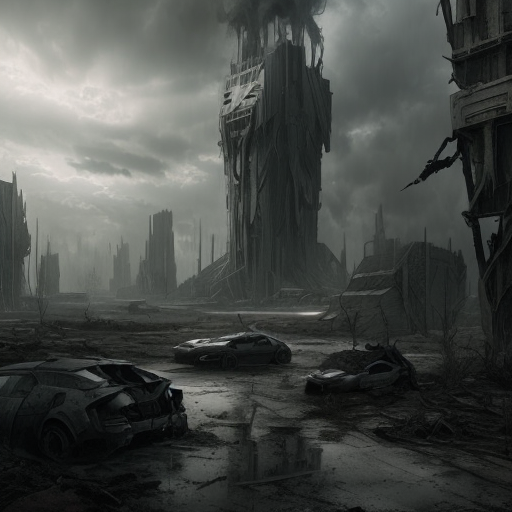 dystopia style scenery