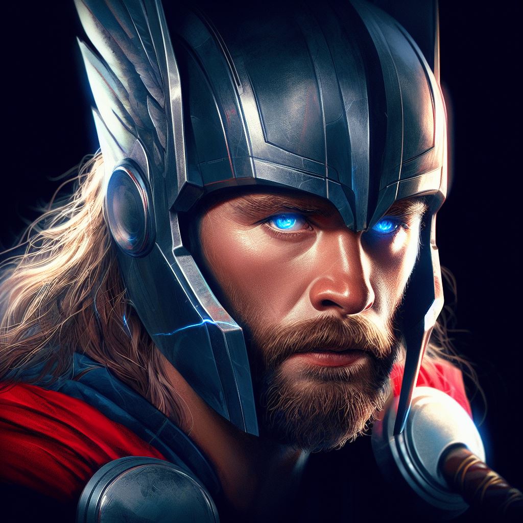Thor glowing eyes