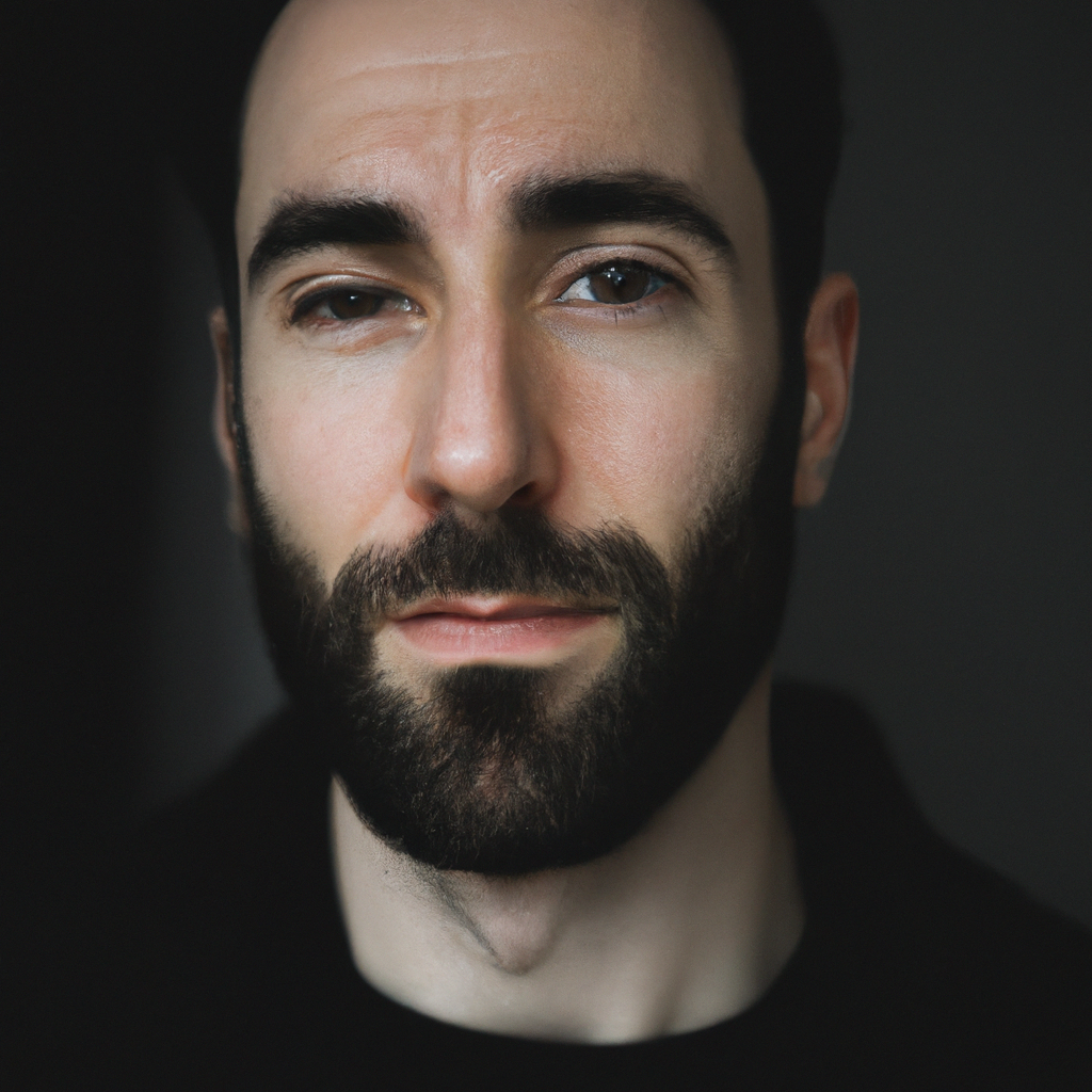 Create a hyper realistic image of a person. They should be fit, look like a model, smiling and be in their 30s.