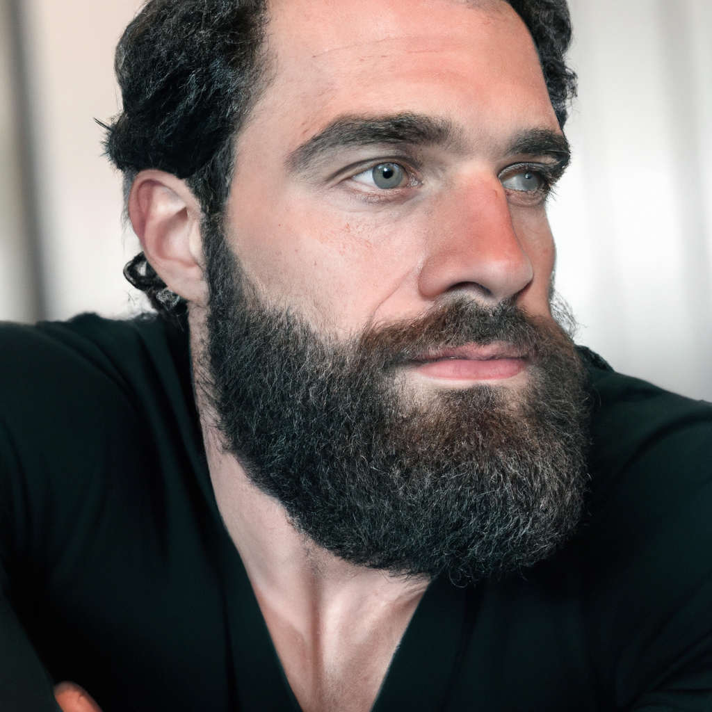 Create a hyper realistic image of a person. They should be fit, look like a model, smiling and be in their 30s.
